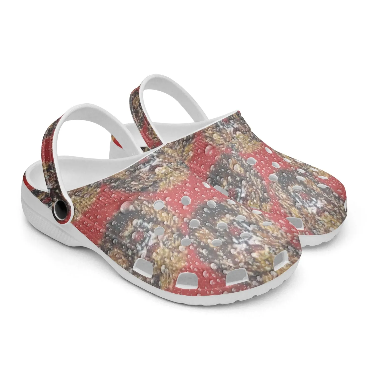 413. Rachvid Wears USA Ishi Agu All Over Printed Clogs