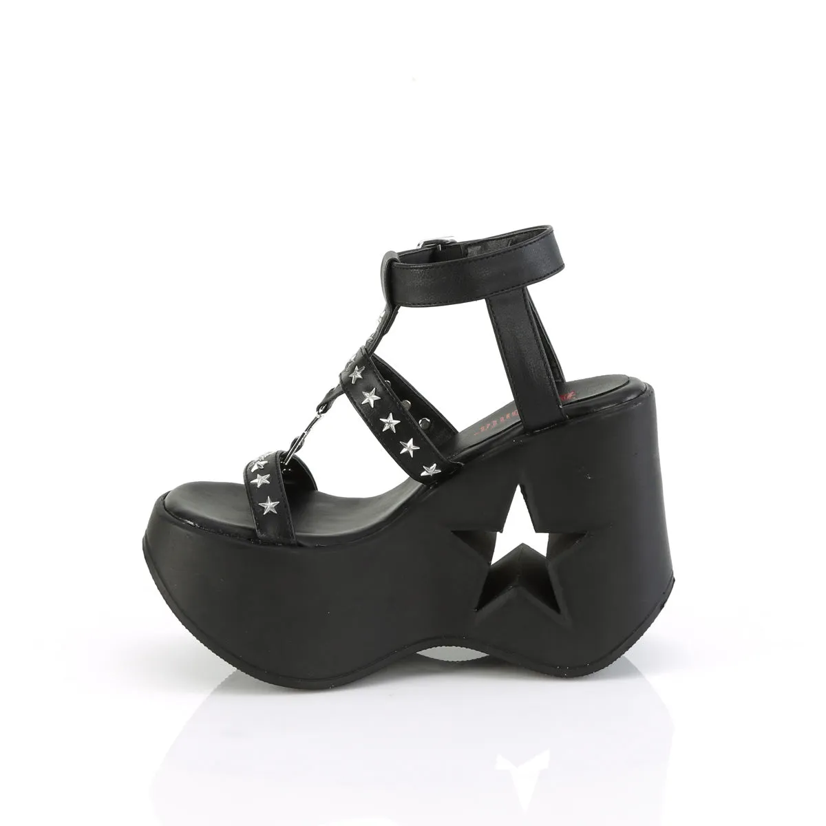 5 Inch Platform DYNAMITE-12 Black Pu