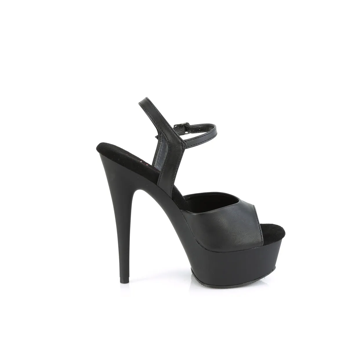 6 Inch Heel EXCITE-609 Black Pu