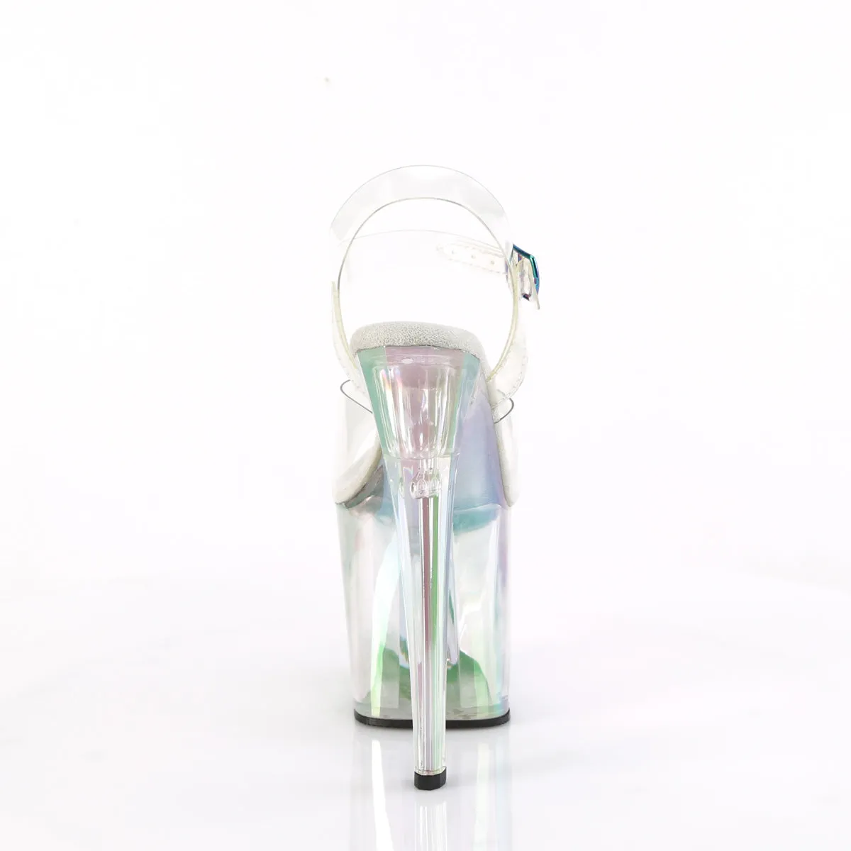 8 Inch Heel ENCHANT-708HT Clear Holo