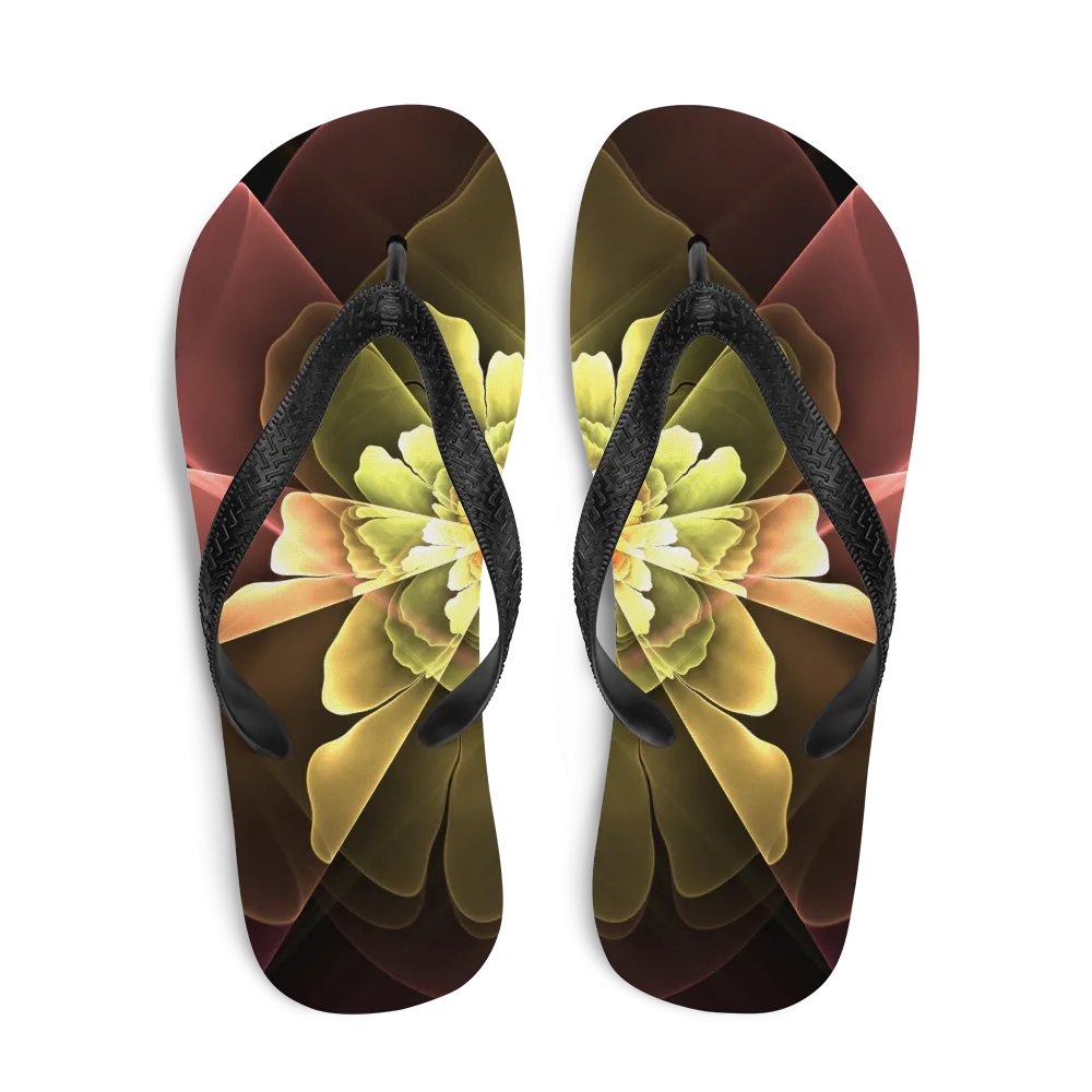 Abstract Flower 04 Flip-Flops