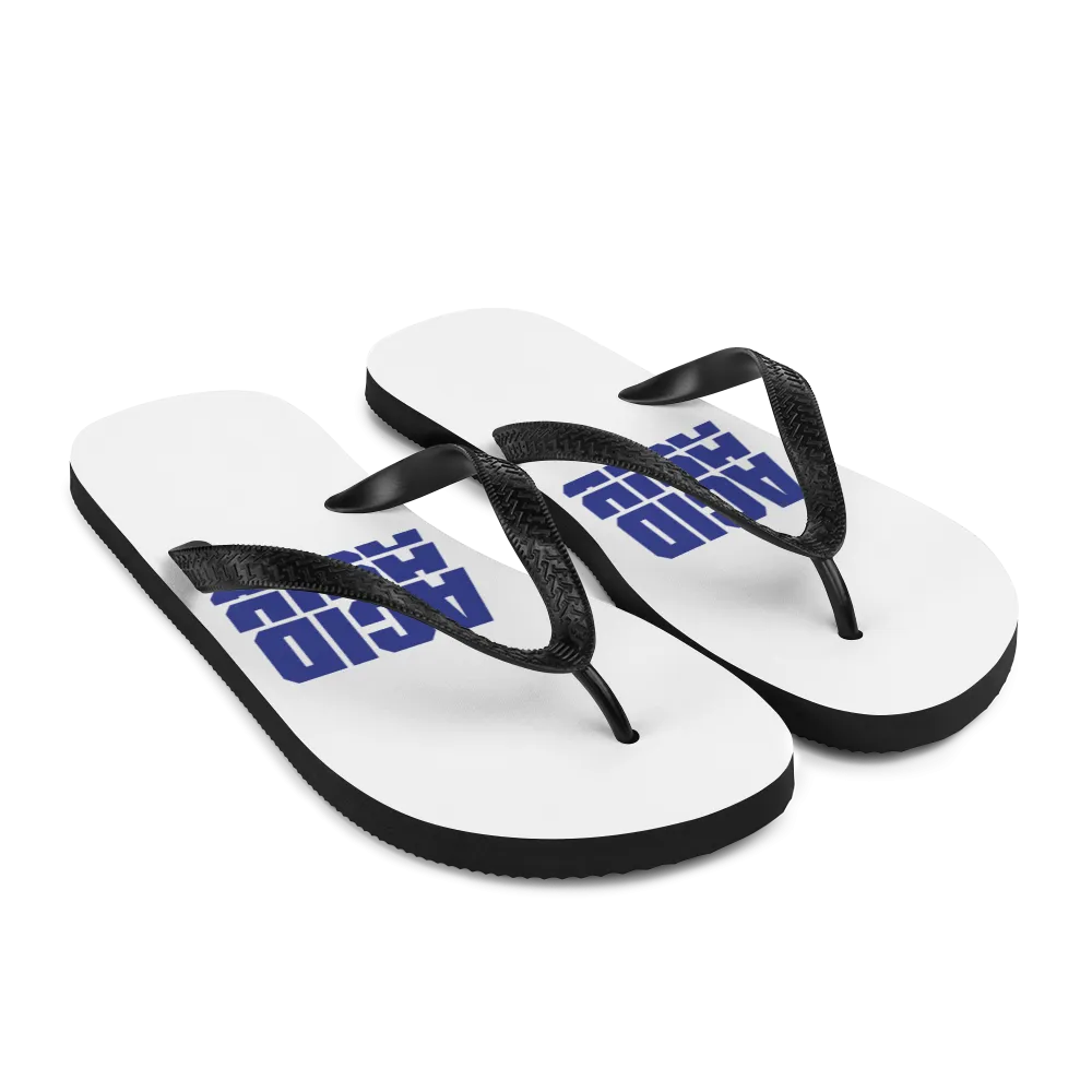 ACID Blue Flip-Flops