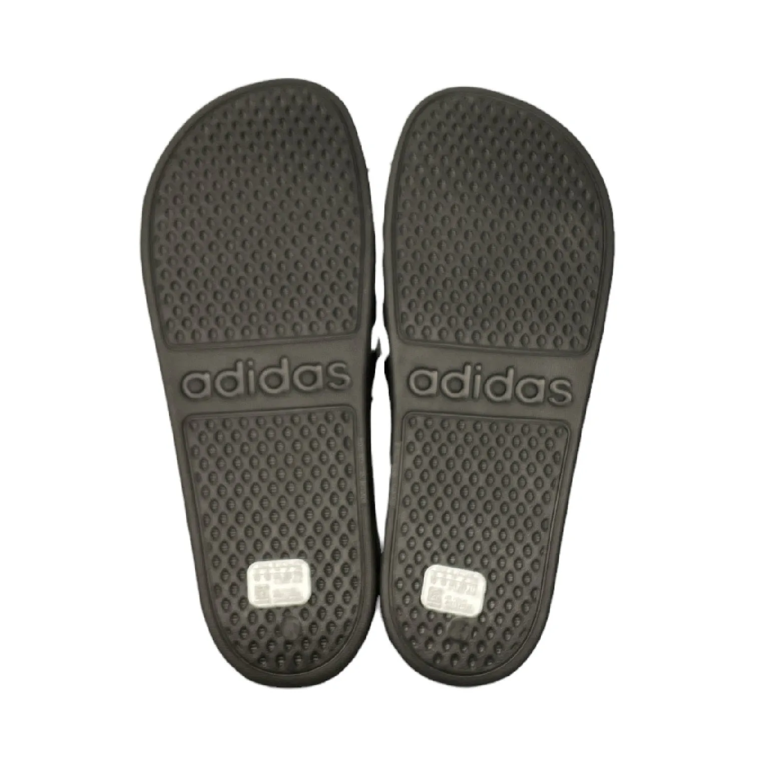 Adidas Adult Adilette Aqua Slide Sandals, Cloudfoam Footbed (Black, M13/W14)