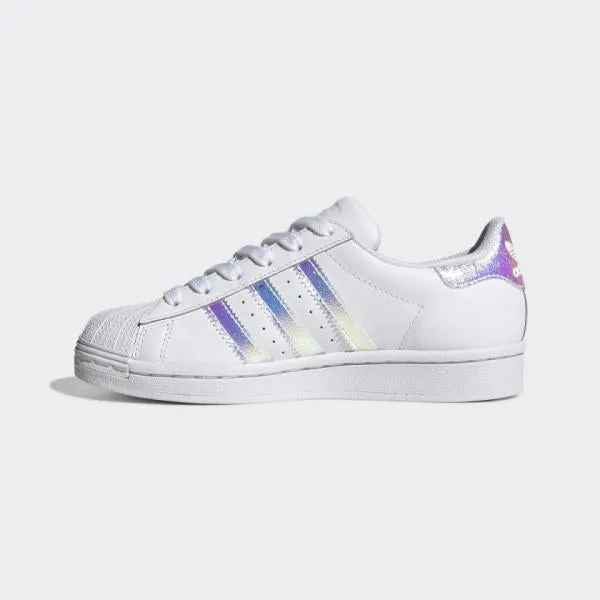 adidas GS Superstar - White/Irridescent