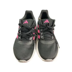 Adidas Women's Runfalcon 3.0 Cloud Foam Cushioned Running Shoe, Blk/Hot Pink, 8