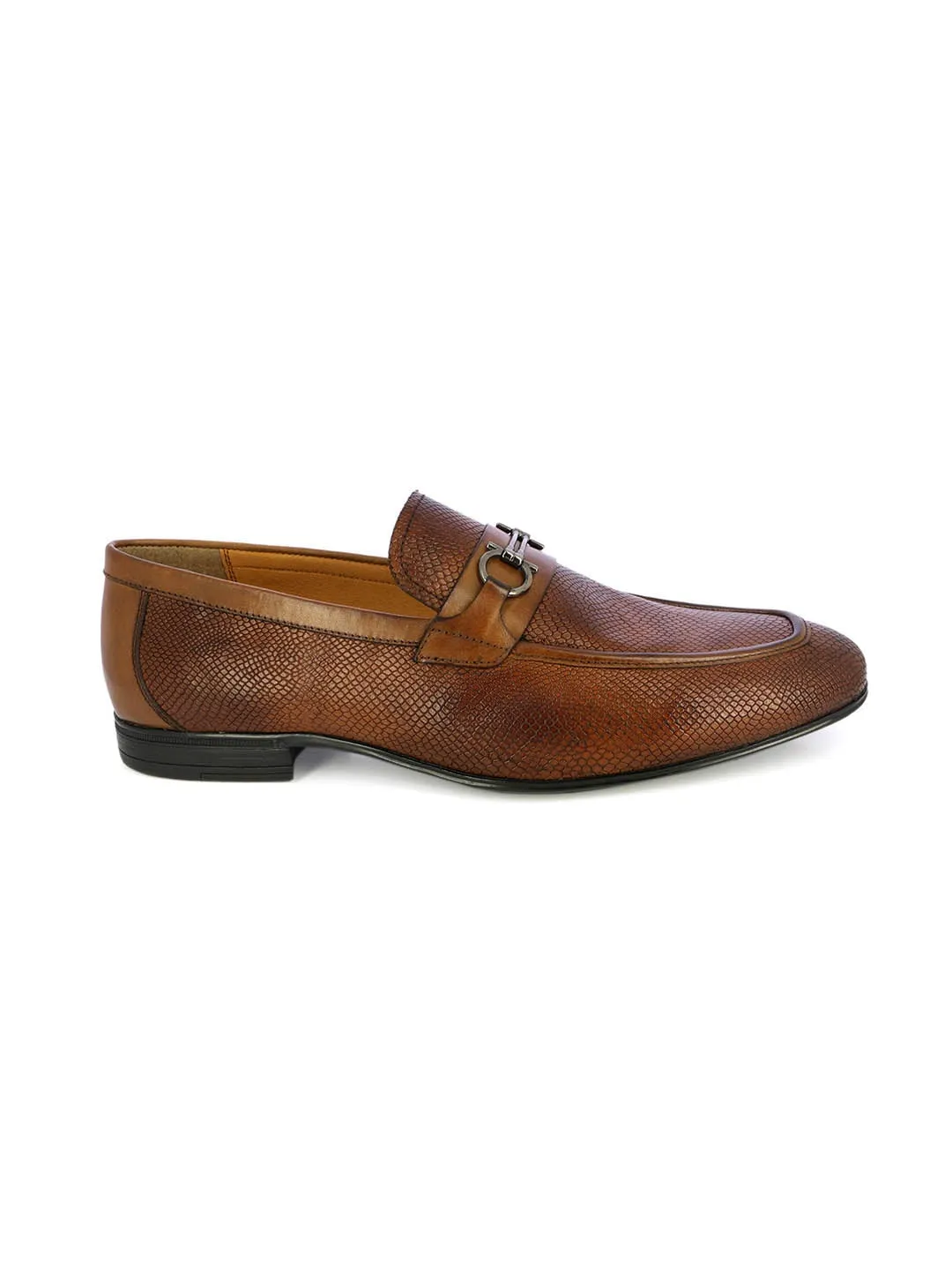 Alberto Torresi Tan Leather Loafers