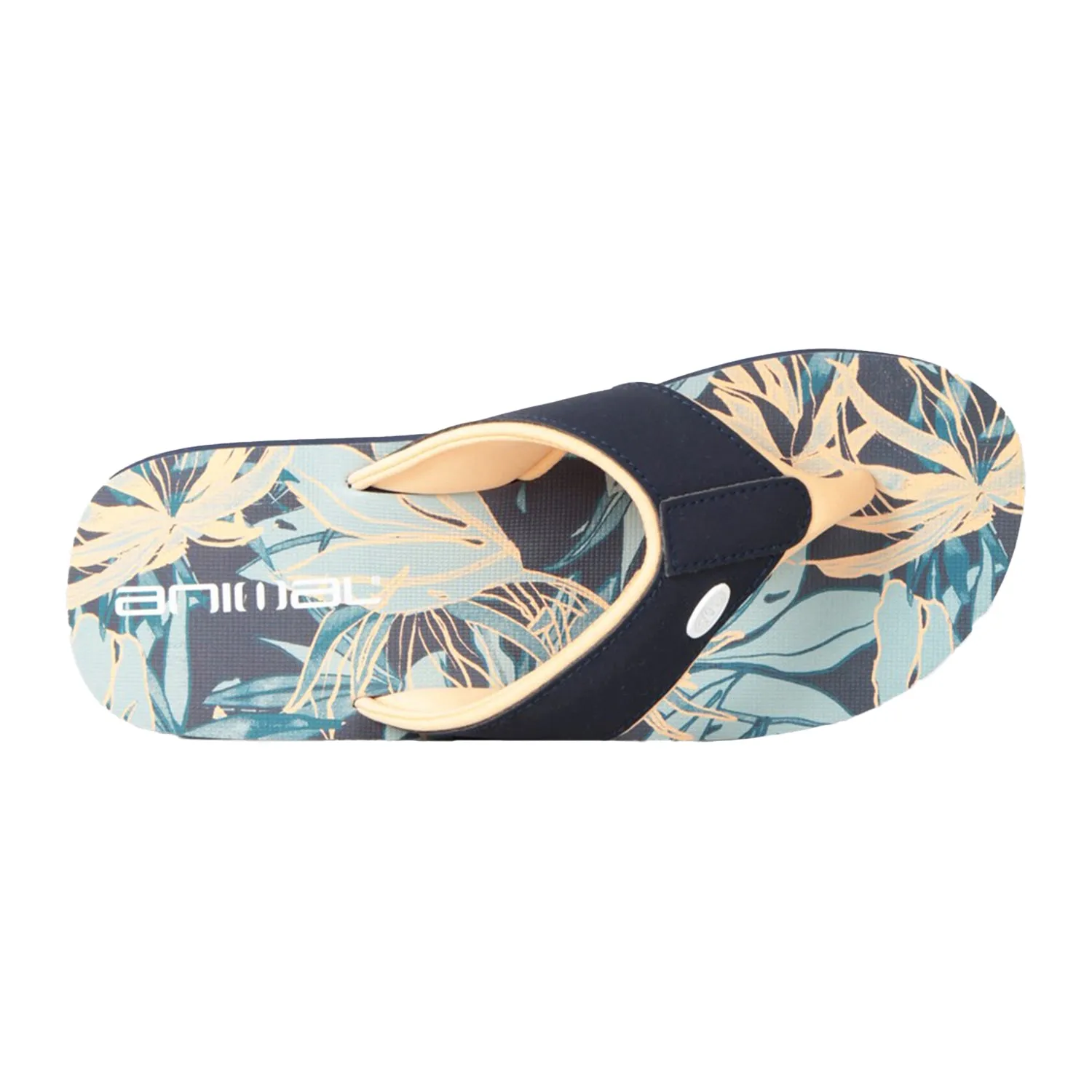 Animal Womens/Ladies Leaf Print Recycled Flip Flops