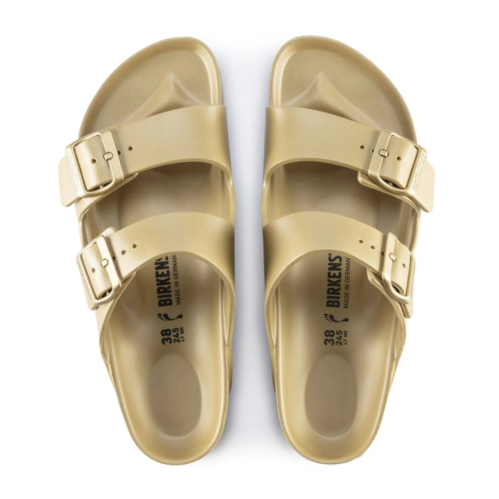 Birkenstock Arizona EVA Slide Sandal (Men) - Glamour Gold