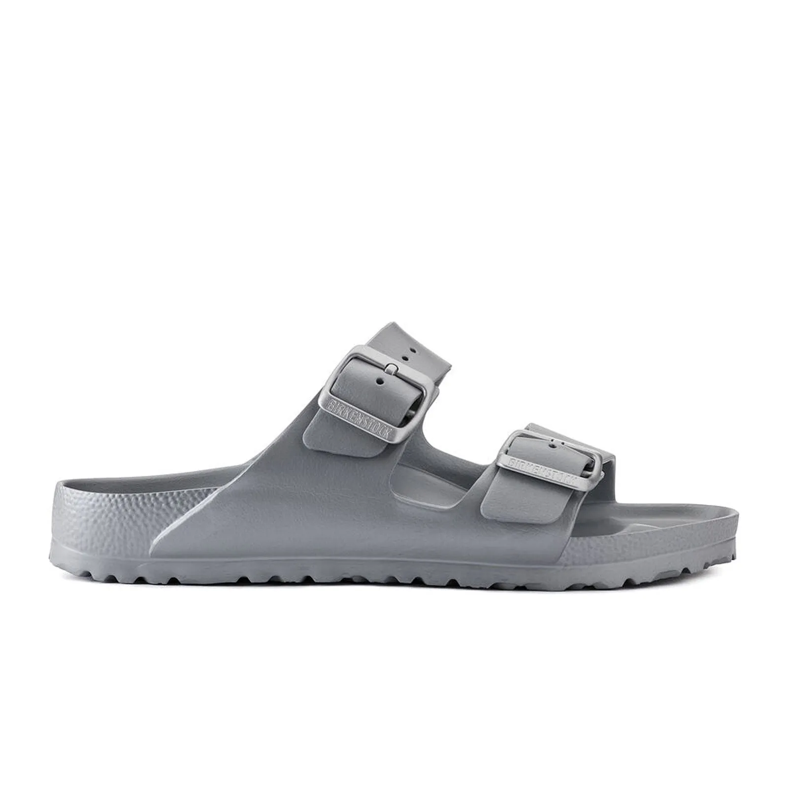 Birkenstock Arizona EVA Slide Sandal (Men) - Metallic Silver