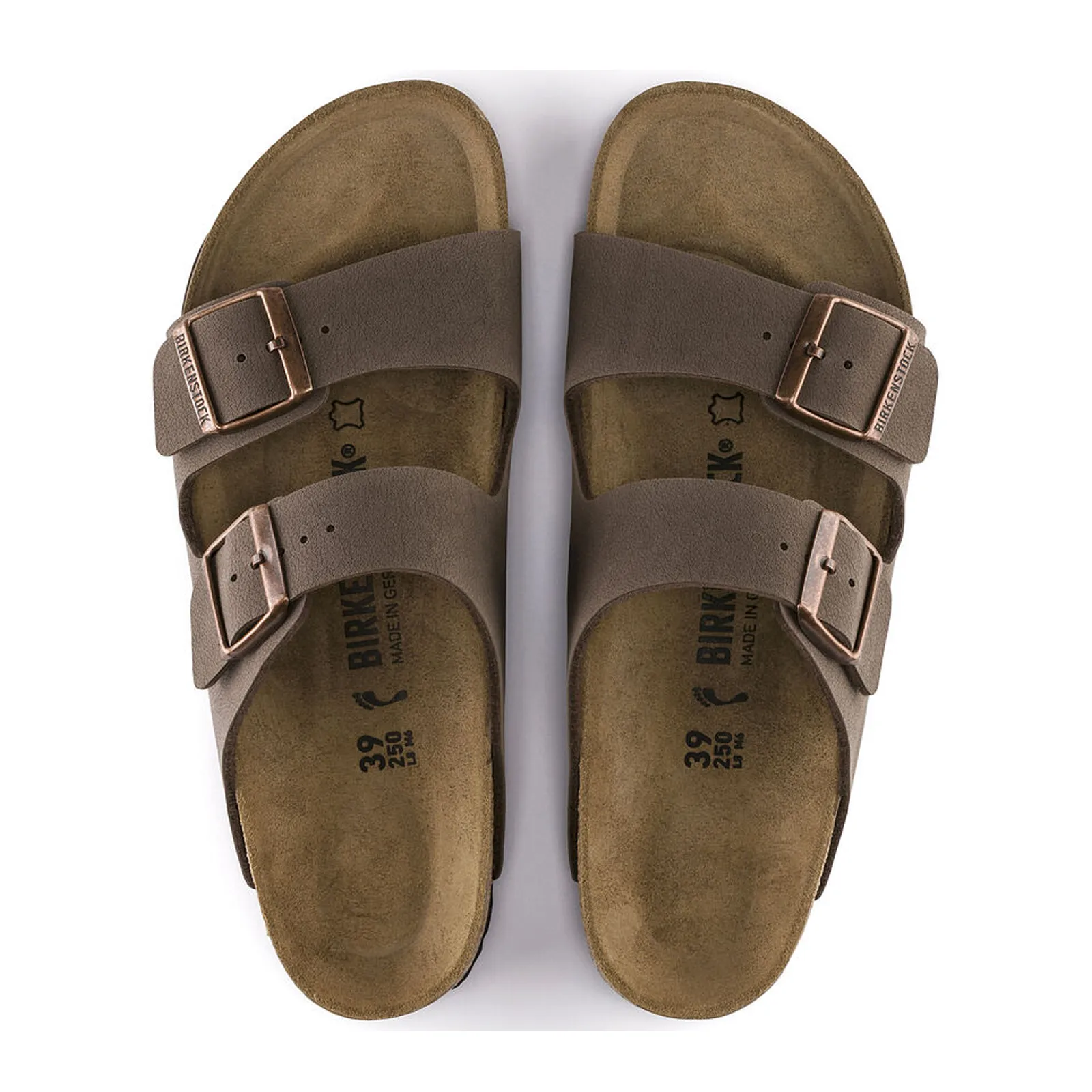 Birkenstock Arizona Narrow Slide Sandal (Unisex) - Mocha Birkibuc