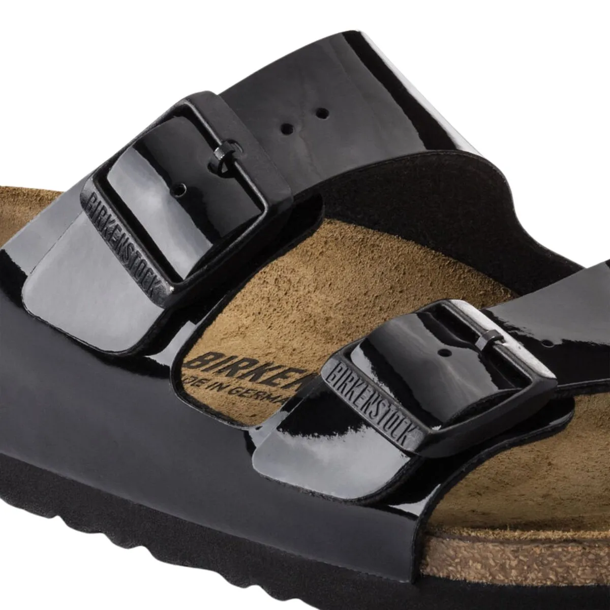 Birkenstock Women's Arizona Birko-Flor Patent Black