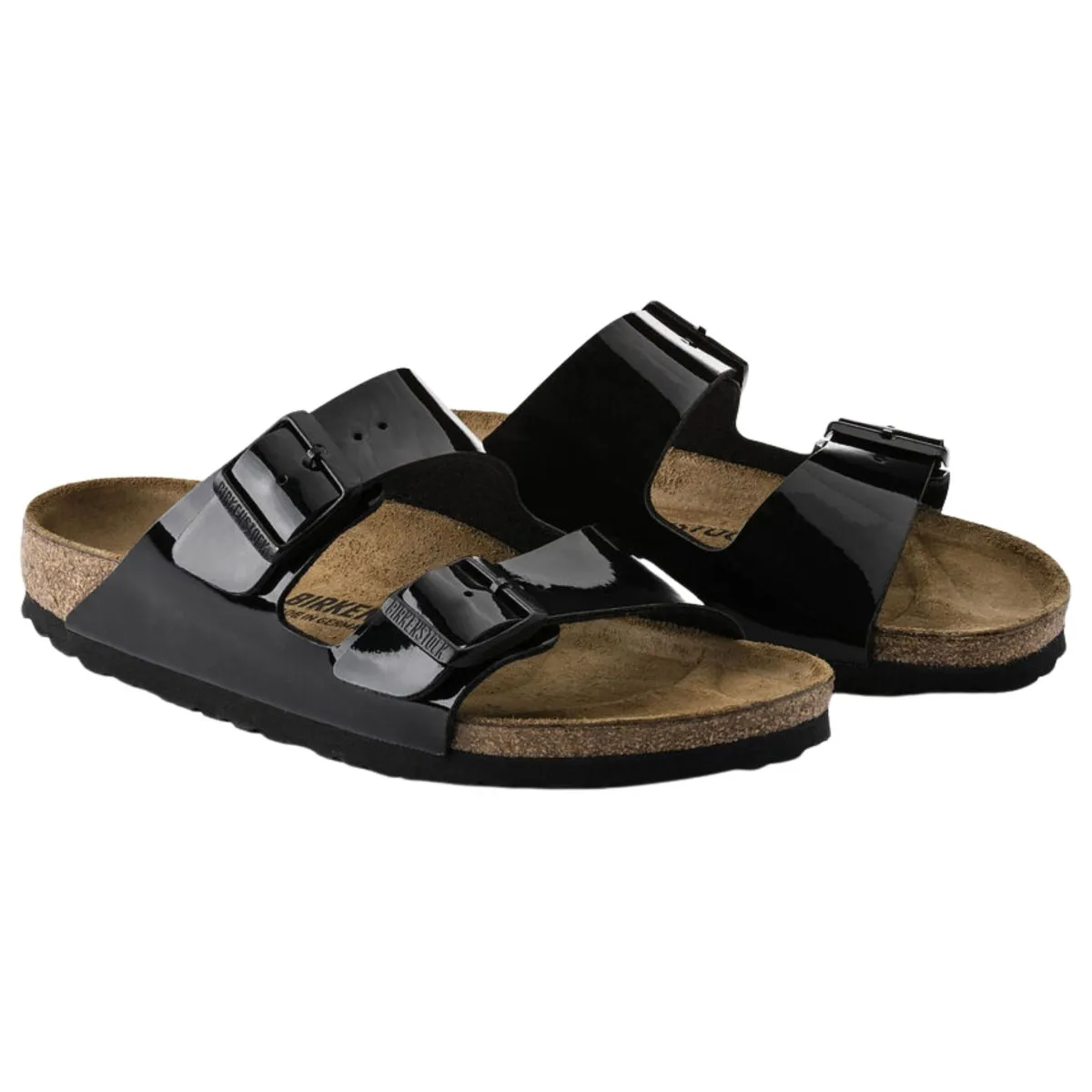 Birkenstock Women's Arizona Birko-Flor Patent Black