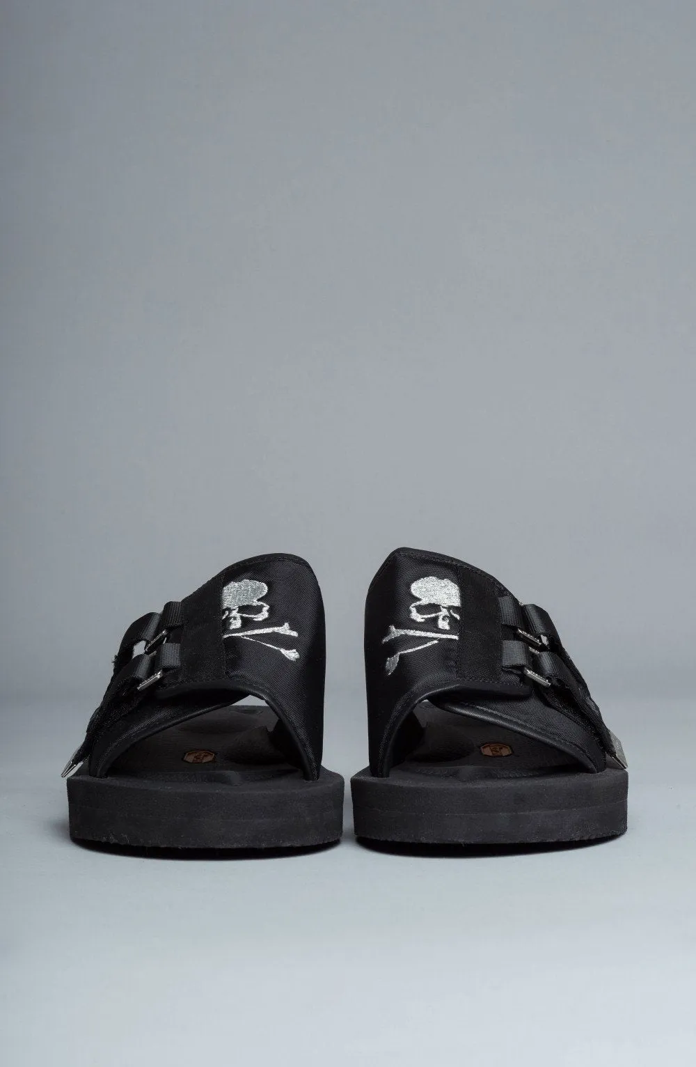 Black Buckle Sandals