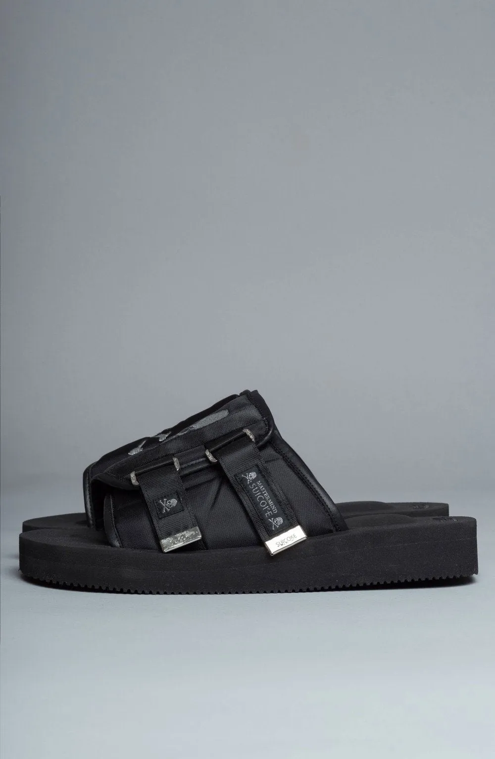 Black Buckle Sandals