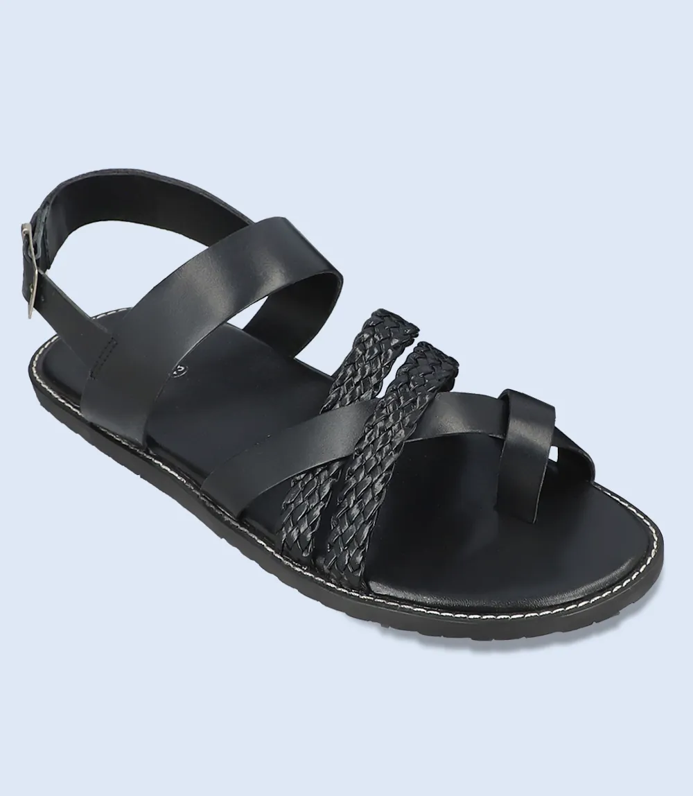 BM5594-BLACK-Men Casual Sandal