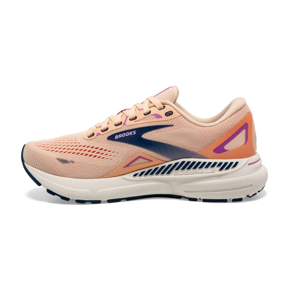 'Brooks' Women's Adrenaline GTS 23 - Apricot / Estate Blue / Orchid