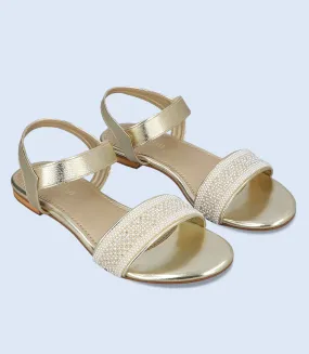 BW9477-GOLD PEARL-Women Casual Sandal