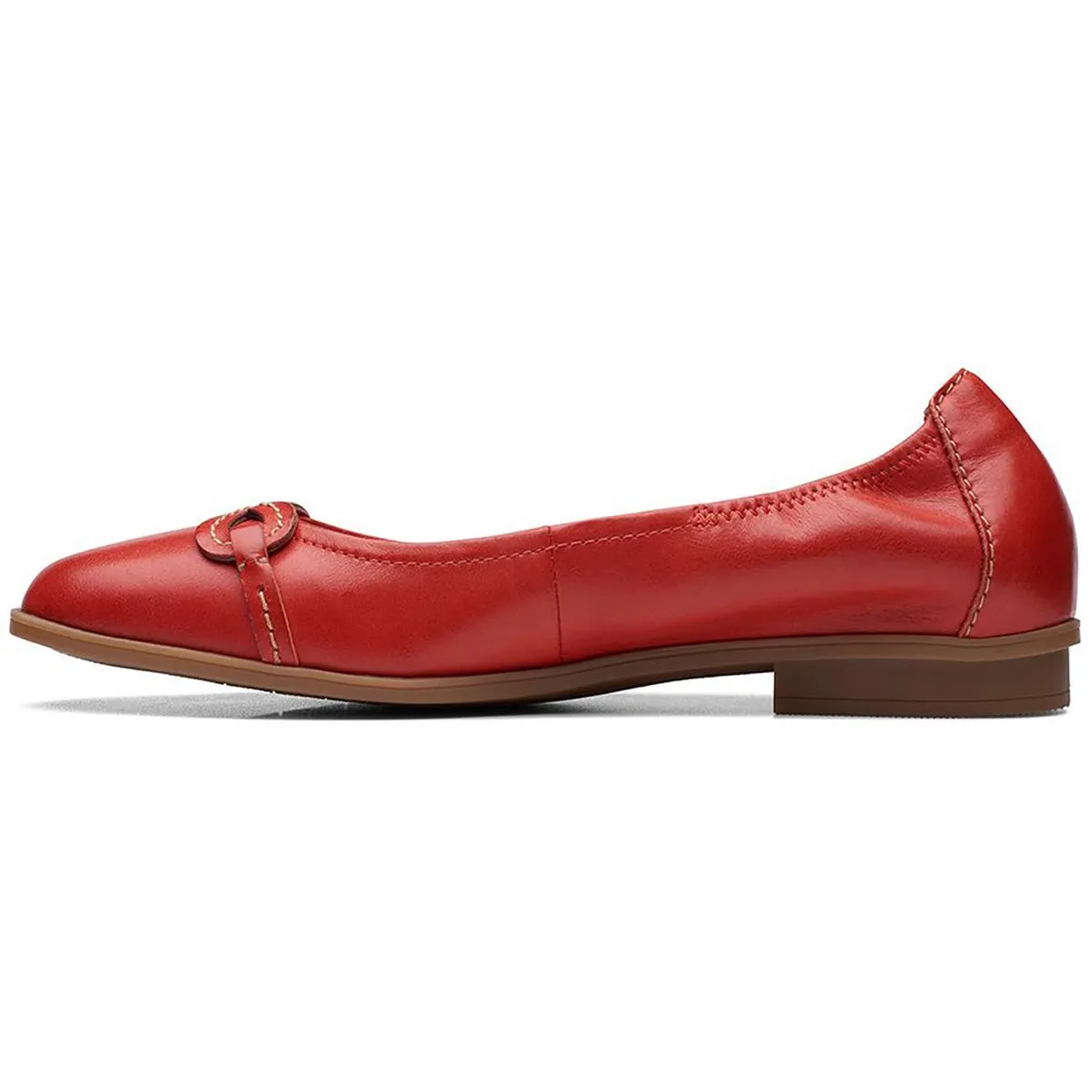 Clarks Womens Lyrical Rhyme Leather Slip-On Loafers