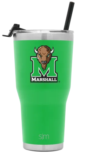 Collegiate Cruiser Tumbler with Flip Lid and Straw