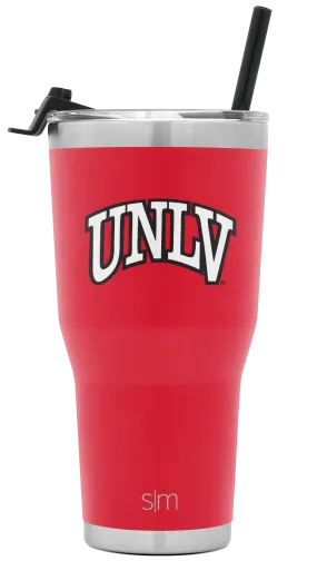 Collegiate Cruiser Tumbler with Flip Lid and Straw