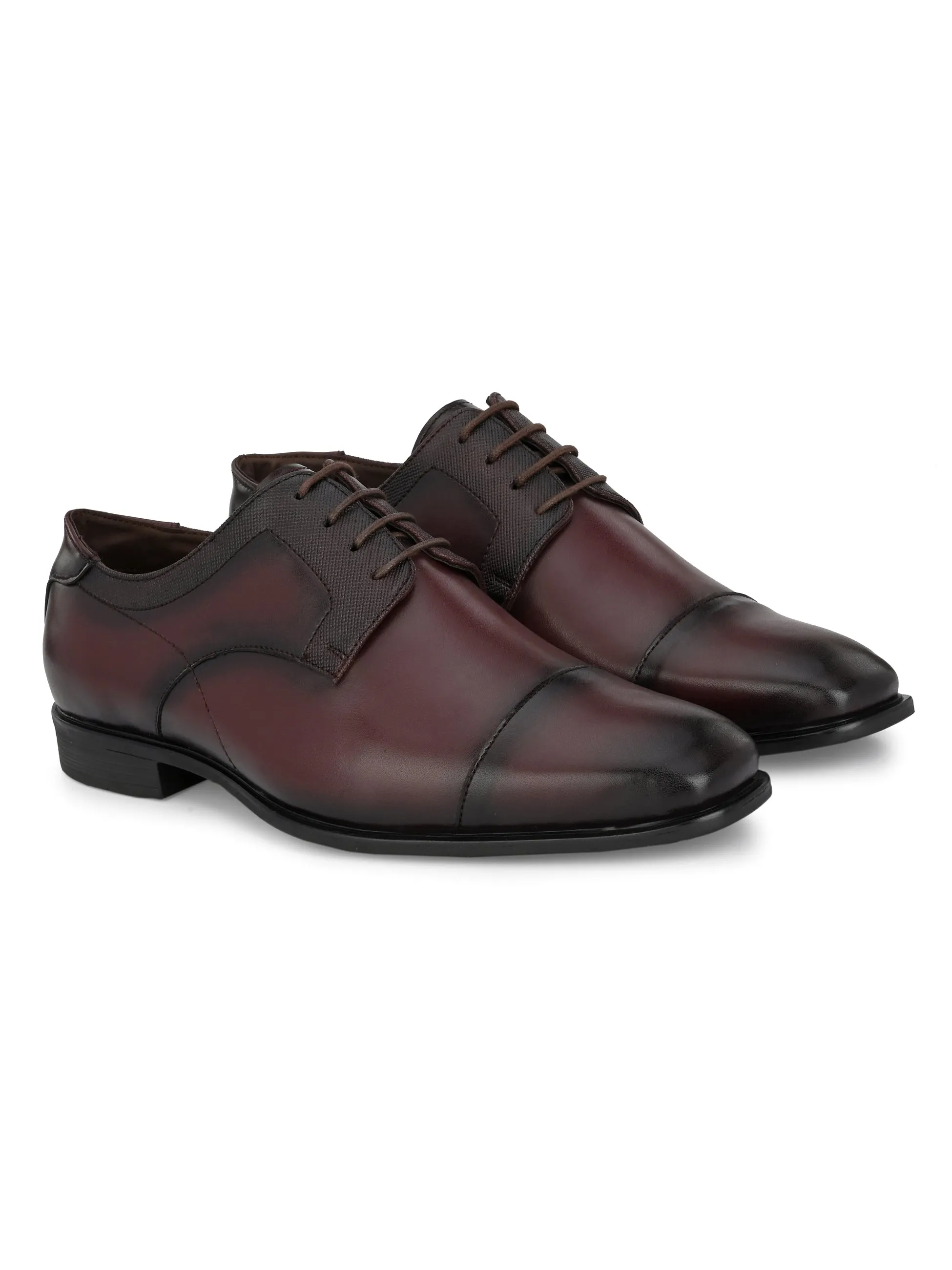 Dean Cherry Derby Shoes