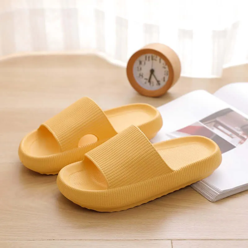 Fashion Slippers Women Thick Platform Women Indoor Bathroom Slipper Soft EVA Anti-slip Home Floor Slides Ladies Summer Shoes Men