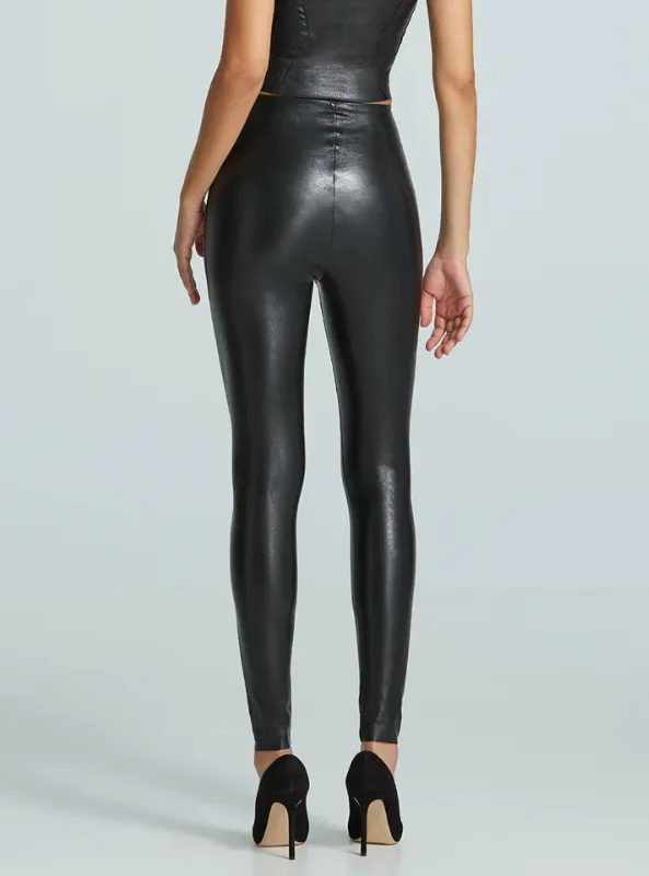 Faux Leather Legging