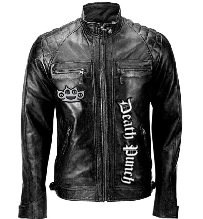 Five Finger Death Punch Leather Jacket