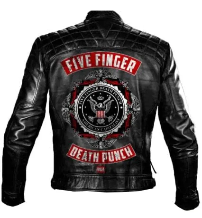 Five Finger Death Punch Leather Jacket