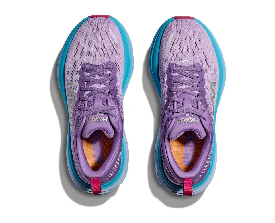 Hoka Women Bondi 8 (Blue/ Purple)