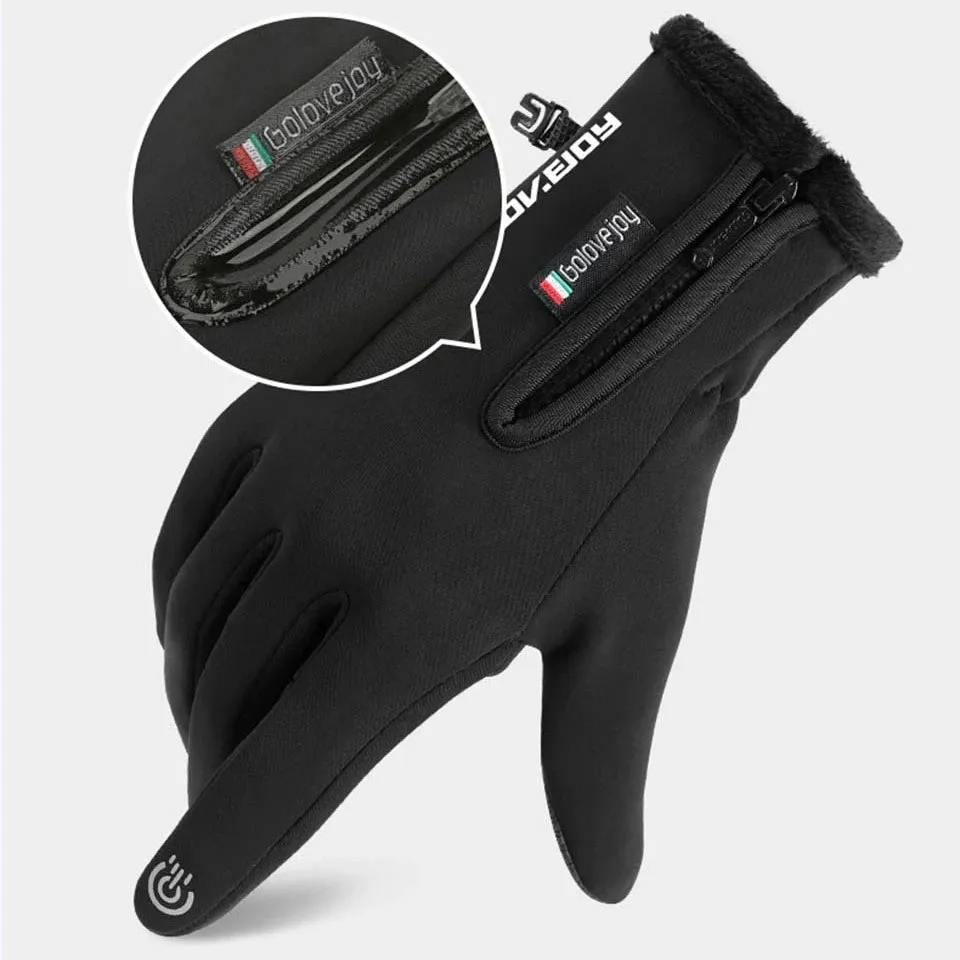 Insulated Fishing Gloves 2-Finger Flip Gloves Non-Slip Waterproof