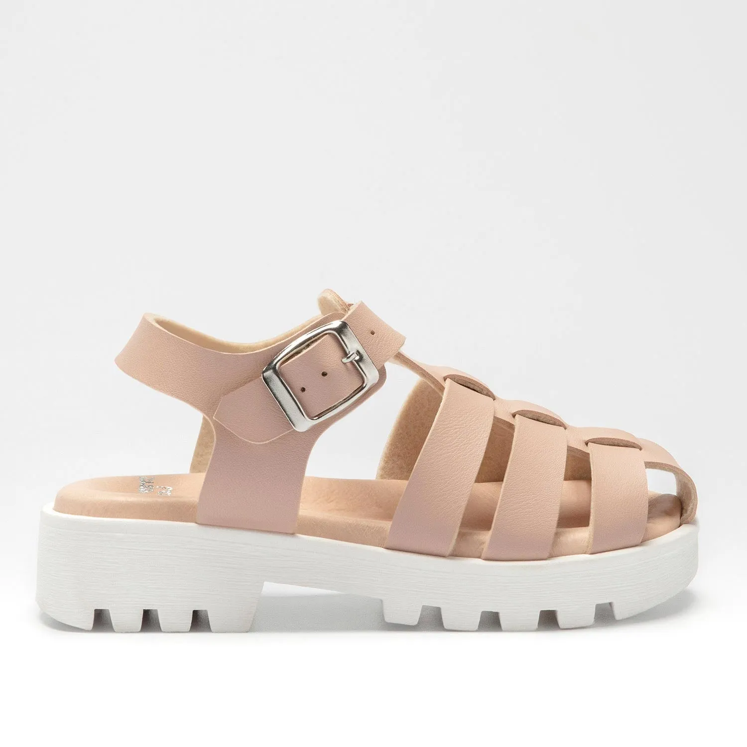 Lelli Kelly Isla Nude Chunky Sole Sandal