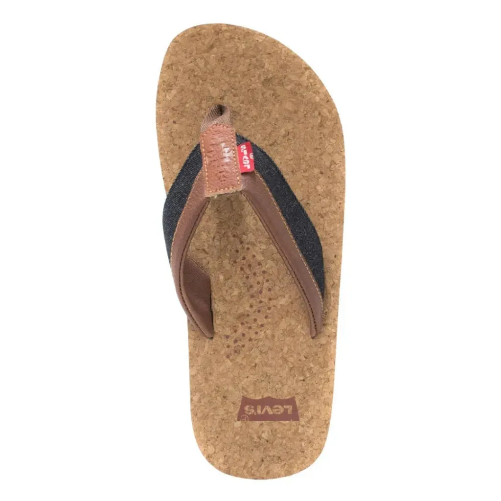 Levi's Vista Cork Flip Flops Men - BRN