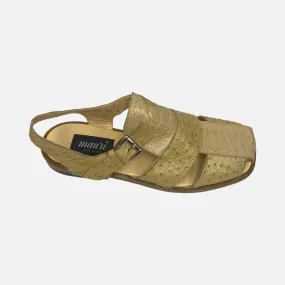 Mauri Mens Ostrich Sandal Taupe | Clearance | Last Pair size 12