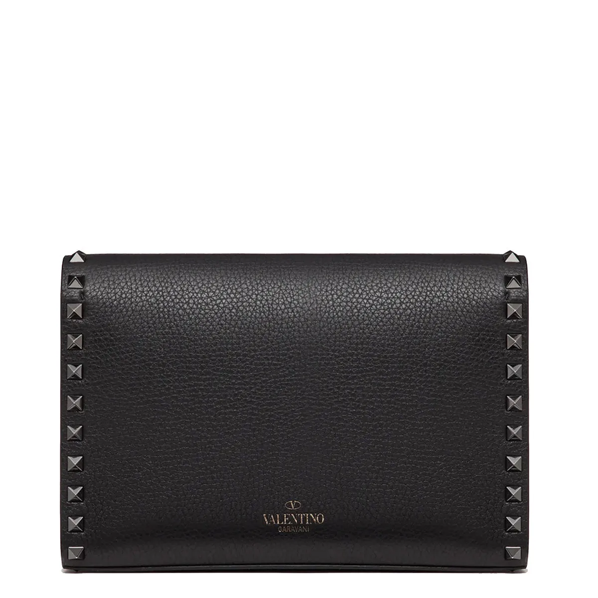 Medium Flap Grained, Black/Black