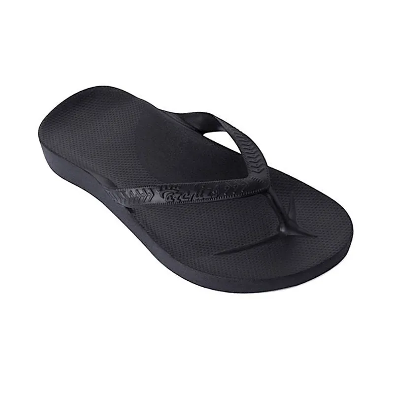 Men's Arch Support Flip Flop Black