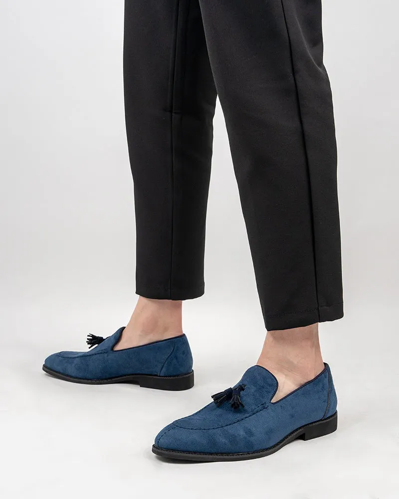 Men's Suede Tassels Slip-on Vintage Penny Casual Loafers