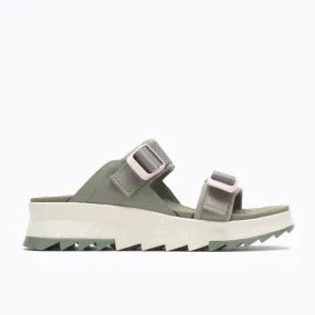 'Merrell' Women's Alpine Cush Slide Sandal - Lichen