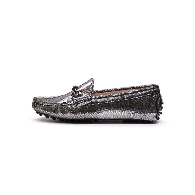 MIYAGINA Womens Premium Leather Moccasin Loafers - Stylish Flats for Ultimate Comfort and Versatile Driving Shoes