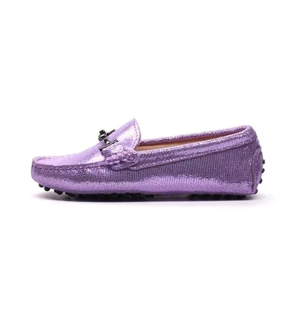 MIYAGINA Womens Premium Leather Moccasin Loafers - Stylish Flats for Ultimate Comfort and Versatile Driving Shoes