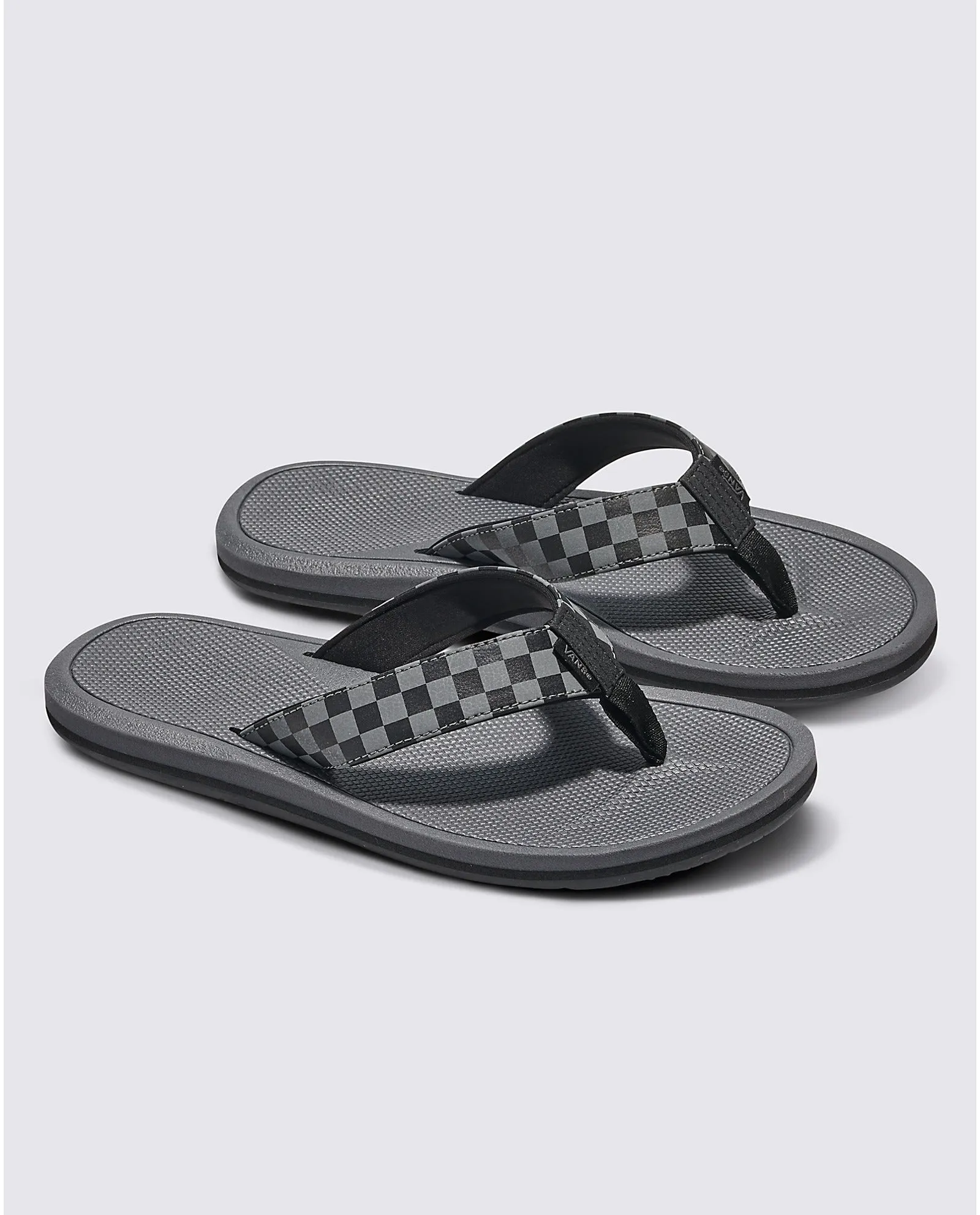 Nexpa Synthetic Checkerboard Black/Pewter Sandals