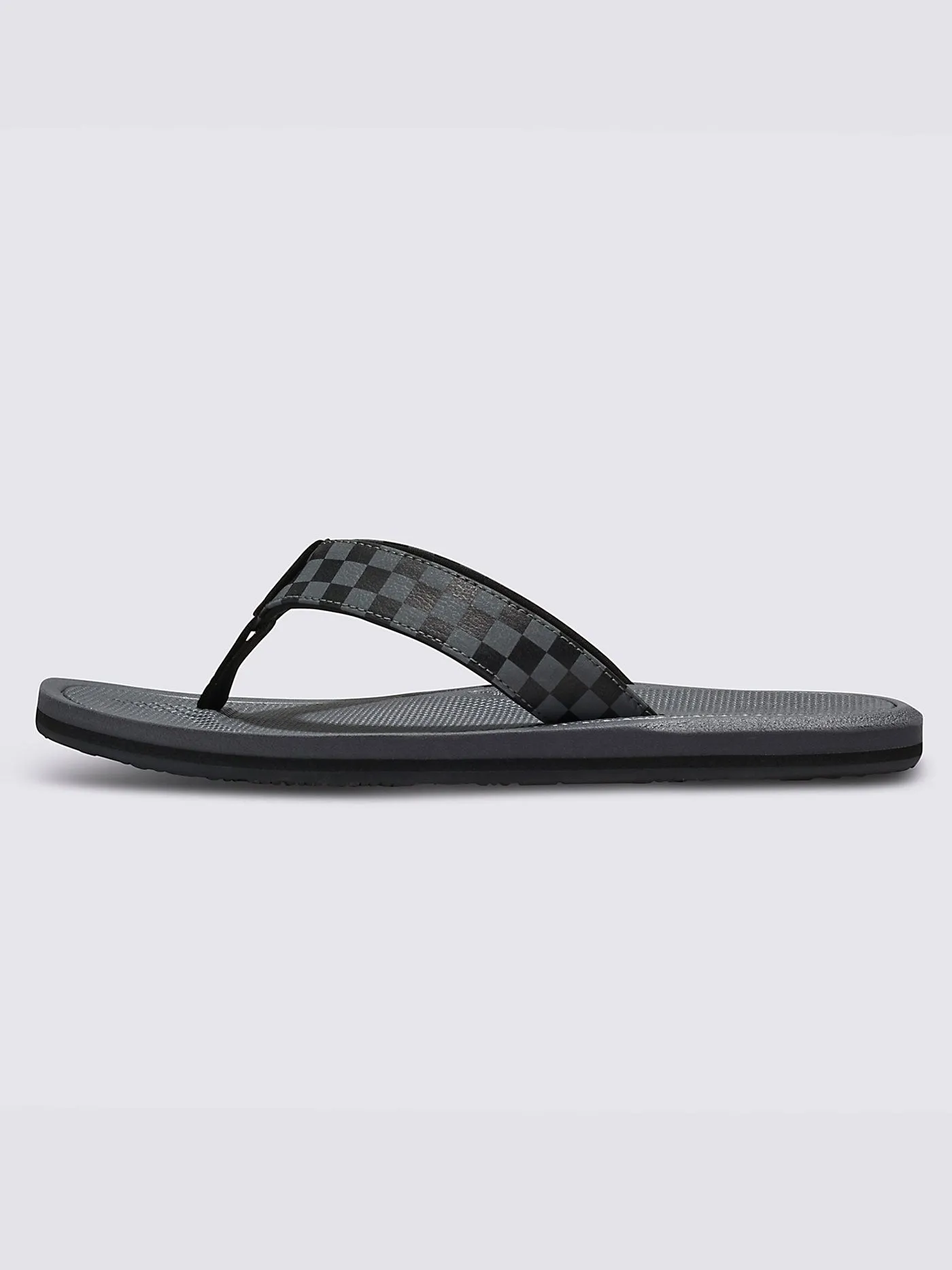 Nexpa Synthetic Checkerboard Black/Pewter Sandals