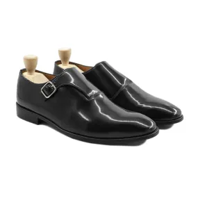 Orebro - Men's Black Box Leather High Shine Leather Single Monkstrap