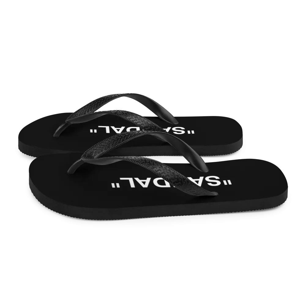 "PRODUCT" Series "SANDAL" Flip Flops Black