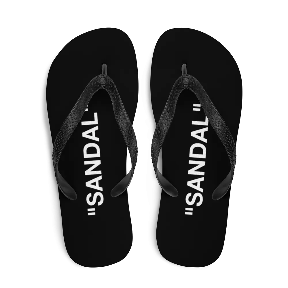 "PRODUCT" Series "SANDAL" Flip Flops Black