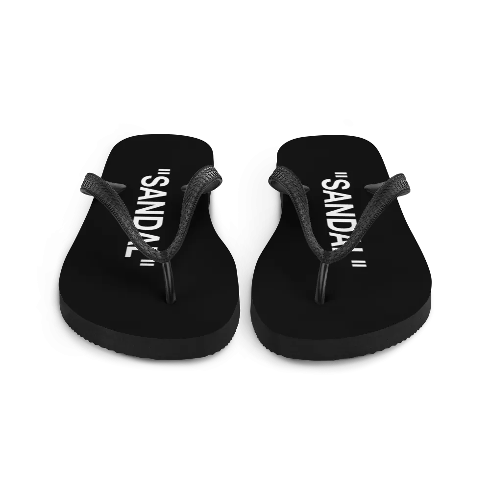 "PRODUCT" Series "SANDAL" Flip Flops Black