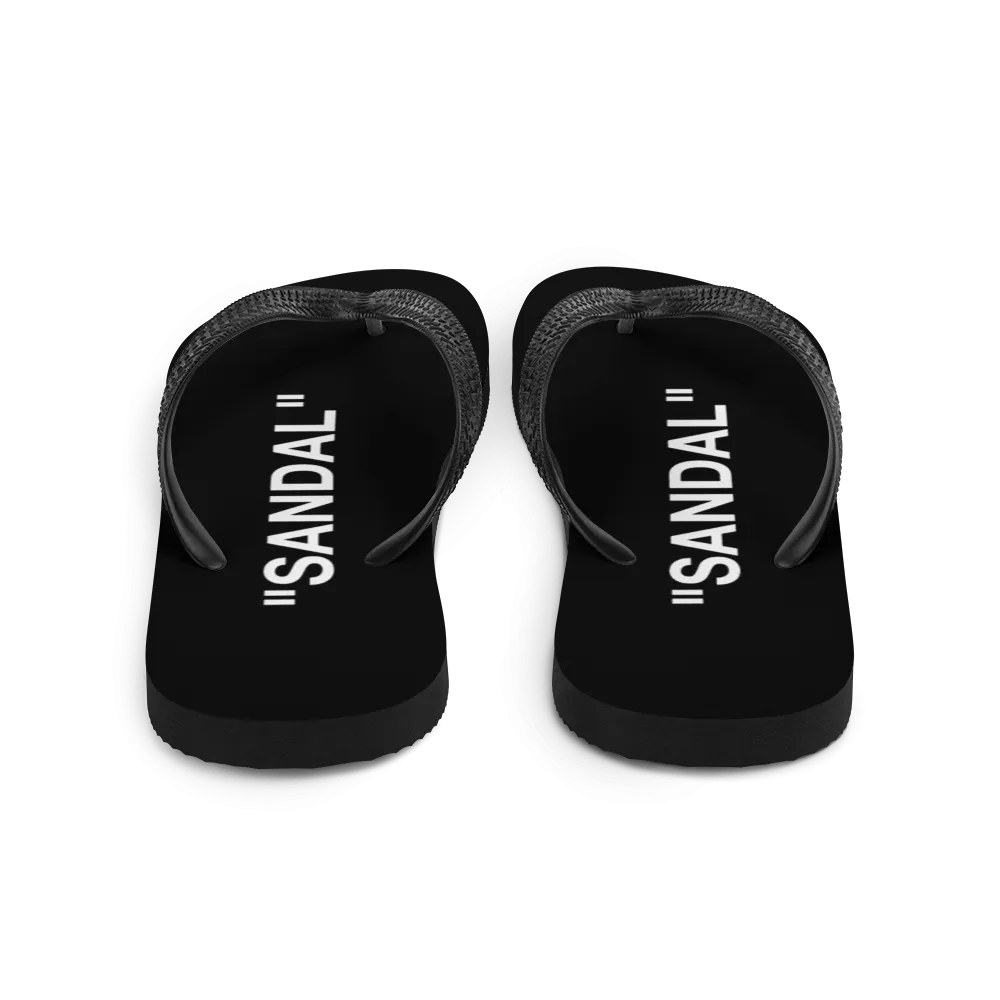 "PRODUCT" Series "SANDAL" Flip Flops Black