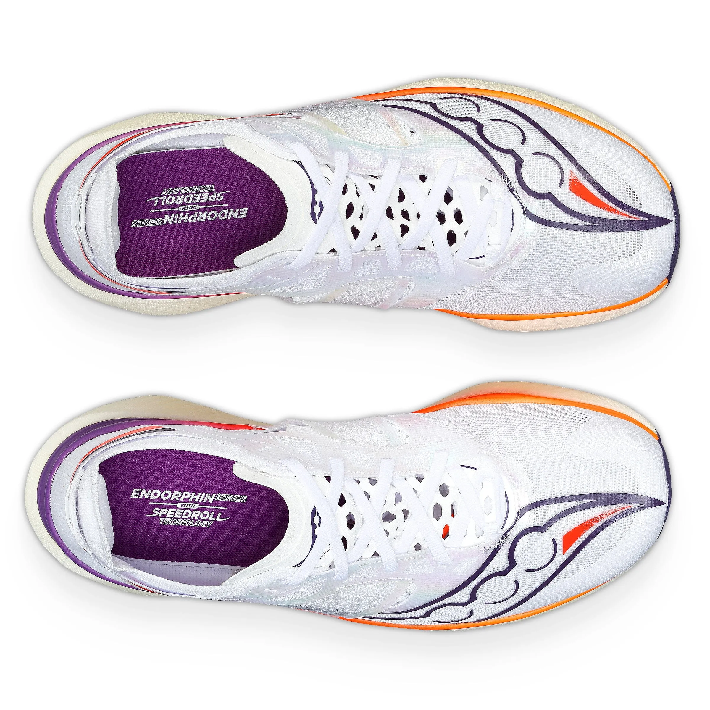 Saucony Endorphin Elite Men's Running Shoes White/Vizired SS24