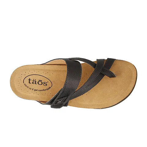 Taos Perfect Thong Sandal (Women) - Black