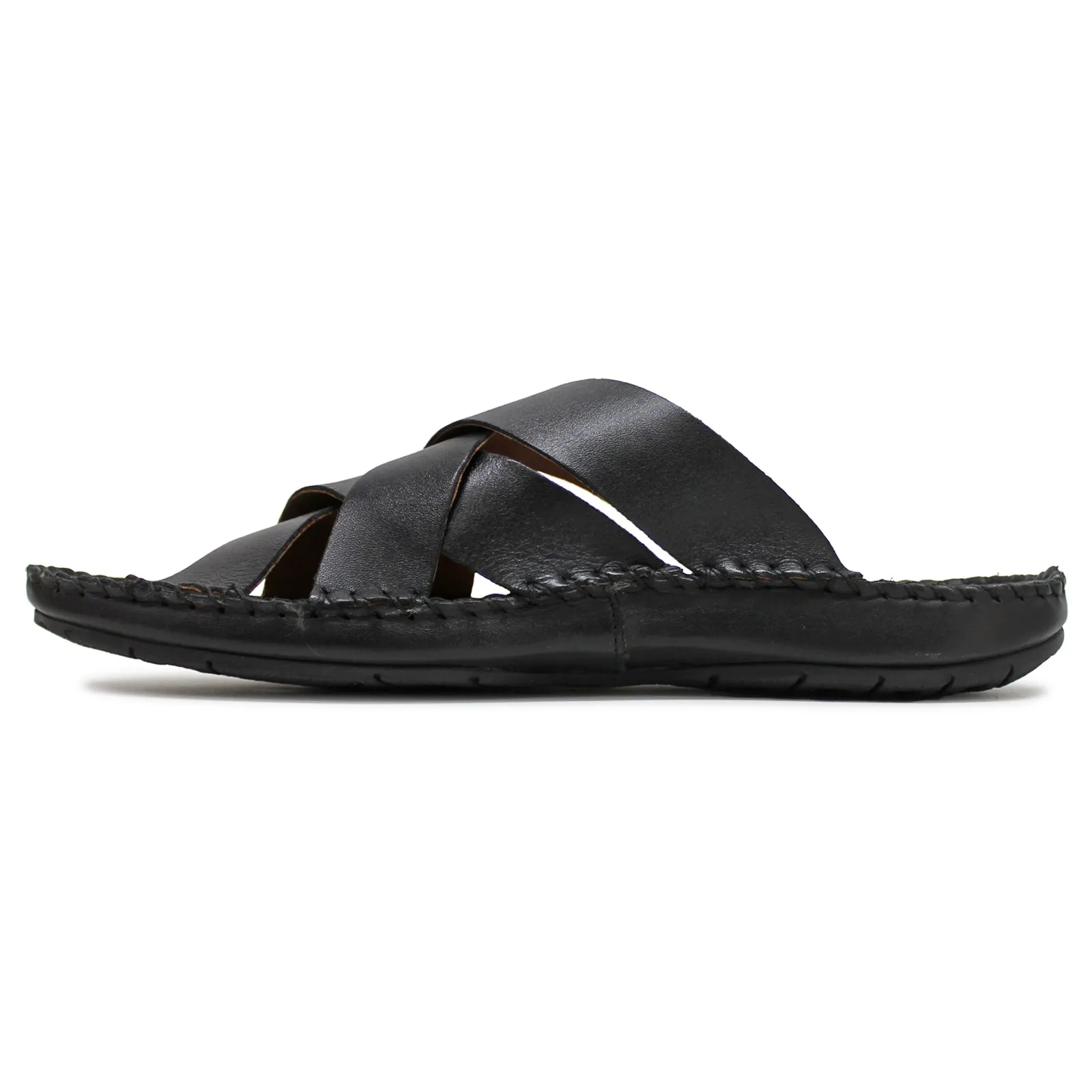 Tarifa Leather Men's Open Back Sandals